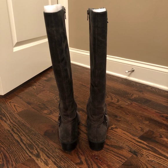 Antonio Melani Gray Riding Boots - Picture 6 of 6